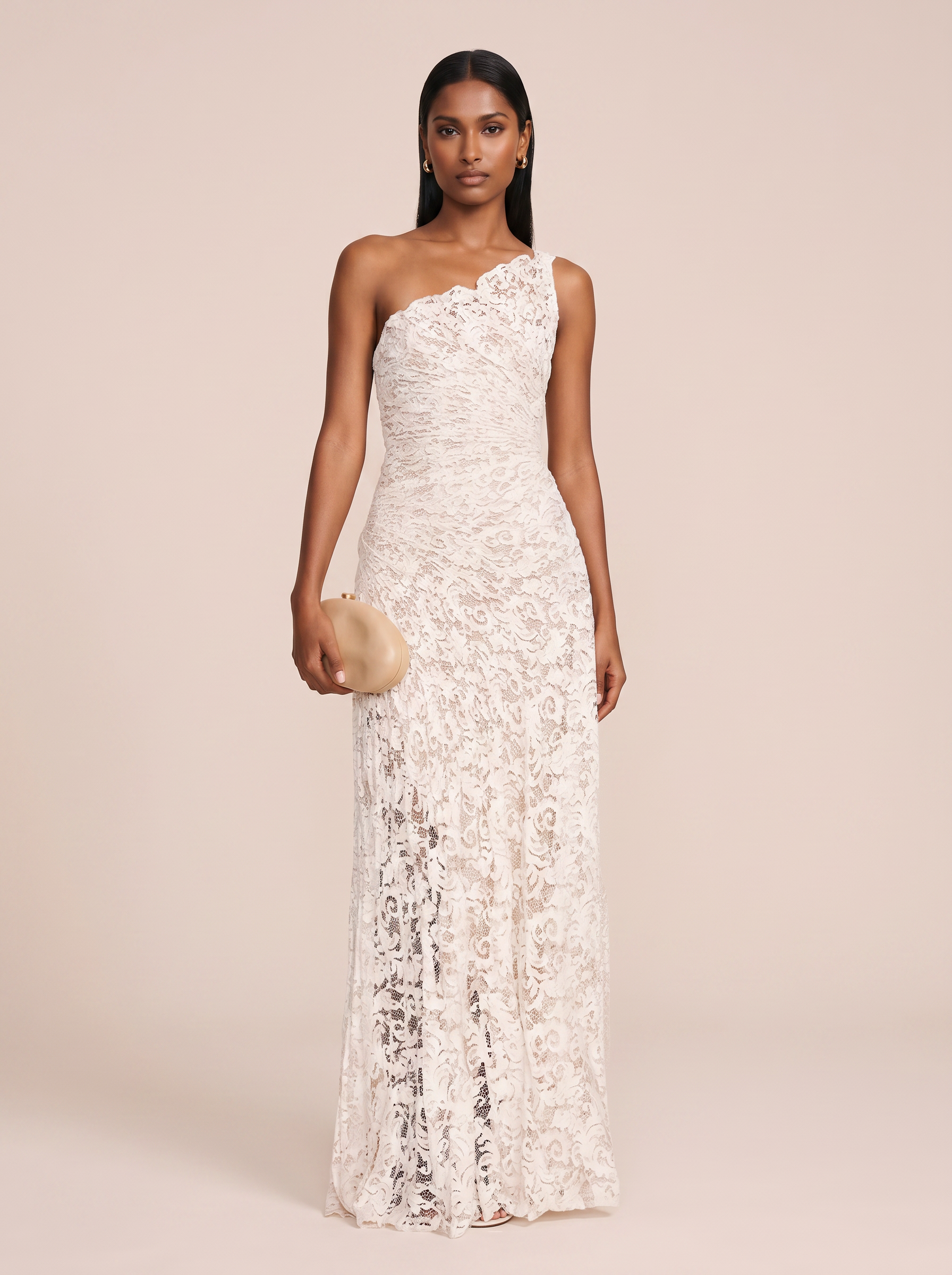 Angelica Elegant Lace Sheer Sleeveless Summer Maxi Dress - Nubae