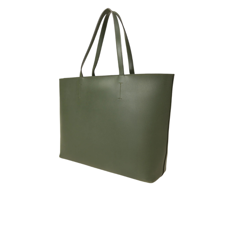 Olive Minimalist Tote Bag