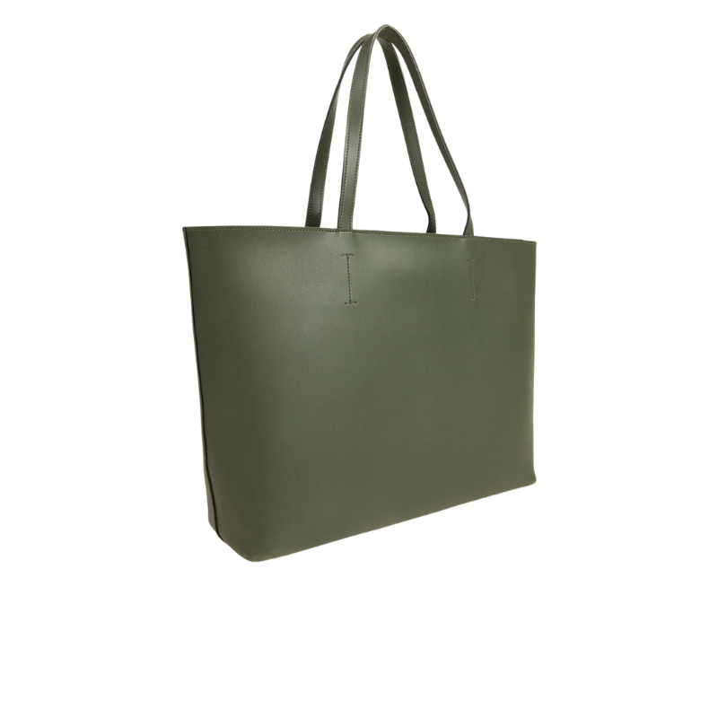 Olive Minimalist Tote Bag