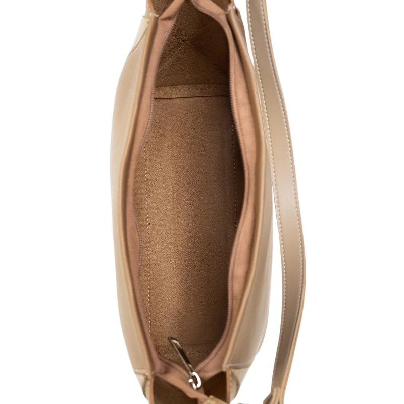 Elegant Beige Shoulder Handbag